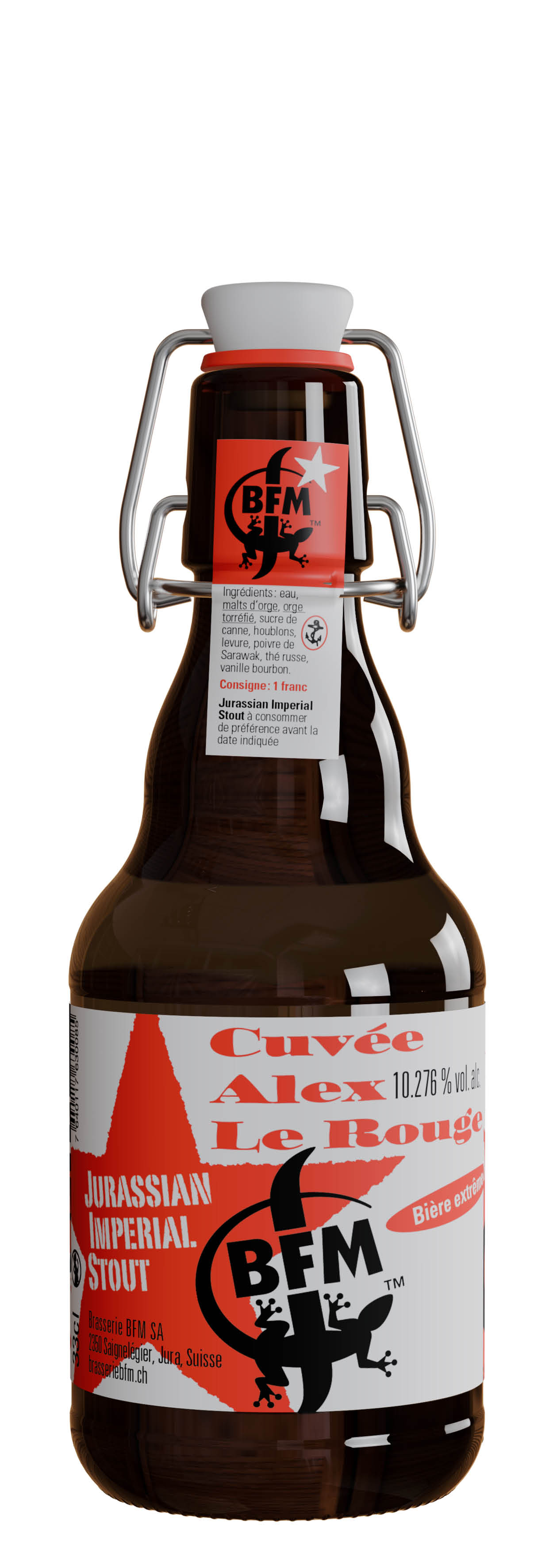 Cuvée Alex Le Rouge - Brasserie BFM SA, Saignelégier, Jura, Suisse